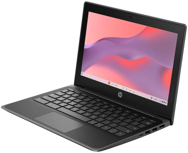 Alt view image 7 of 7 - HP Chromebook Laptop Computer 11.6" HD Touch Screen Intel N-series 4 GB