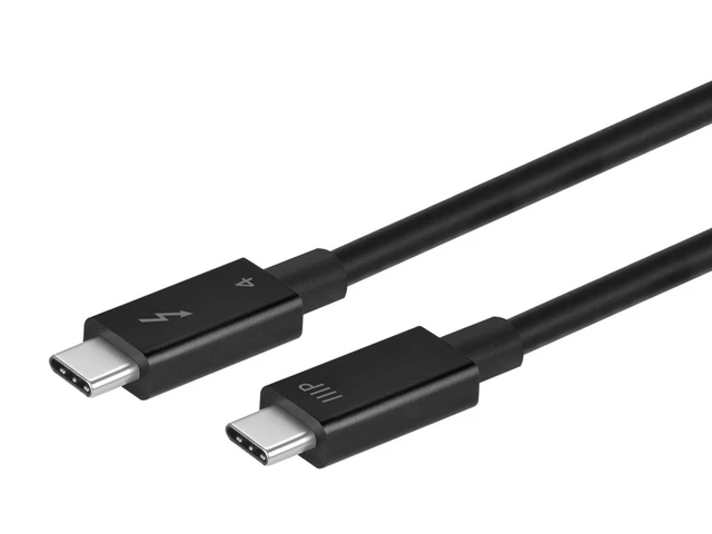 Alt view image 13 of 13 - Monoprice Thunderbolt 4 Cable, 1m, Intel Certified, USB4 Certified