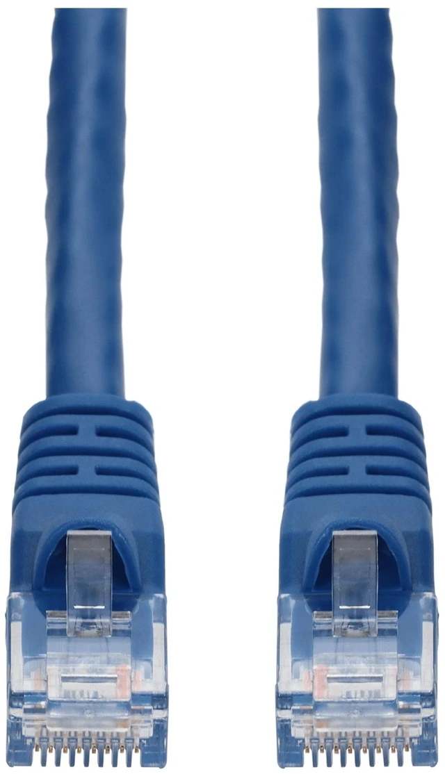 Alt view image 2 of 2 - AddOn 80ft Blue CAT6 PVC Ethernet Cable Snagless Bubble Boot RJ-45 M/M CAT 6
