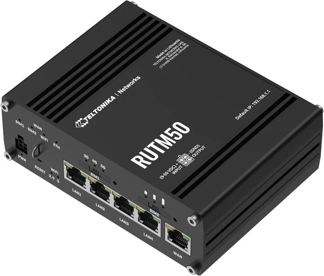 Alt view image 2 of 2 - RUTC54 5G GLOBAL ROUTER MODEM: TELIT FN990A28 (NORTH AMERICA, EMEA, APAC) HW MOD