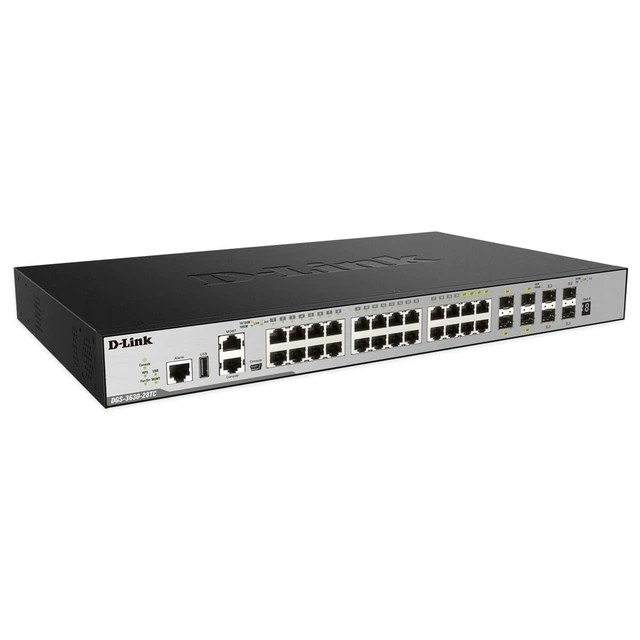Alt view image 10 of 11 - D-LINK SYSTEMS DGS-3630-28TC/SI DGS-3630 SERIES 28-PORT L3 FULLY MANAGED GIGABIT SWITCH