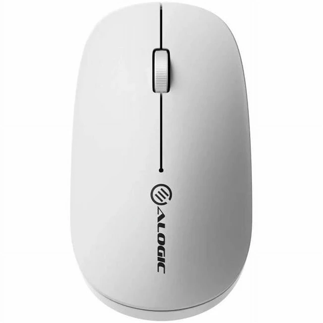 Alt view image 6 of 6 - Alogic Echelon USB-C Rechargeable Wireless Mouse White AMBT4KWH