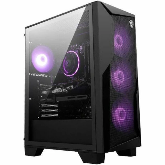 Alt view image 9 of 15 - MSI Codex Z2 Codex Z2 B8NVP-434US Gaming Desktop Computer - AMD Ryzen 7 8700F - 32 GB - 1 TB PCI Express NVMe 4.0 SSD - Black - AMD B650 Chip - Windows 11 Home - NVIDIA GeForce RTX 5070 12 GB GDDR7 -