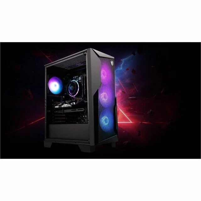 Alt view image 13 of 15 - MSI Codex Z2 Codex Z2 B8NVP-434US Gaming Desktop Computer - AMD Ryzen 7 8700F - 32 GB - 1 TB PCI Express NVMe 4.0 SSD - Black - AMD B650 Chip - Windows 11 Home - NVIDIA GeForce RTX 5070 12 GB GDDR7 -