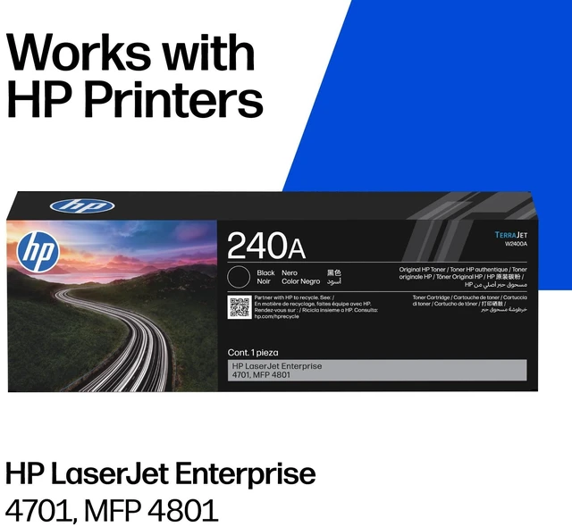 Alt view image 2 of 5 - HP 240A Original Laser Toner Cartridge Black Pack, W2400A