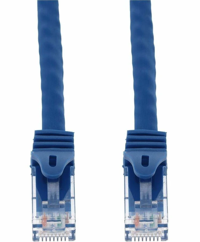 Main image of AddOn 15ft Blue CAT6 PVC Ethernet Cable Snagless Easy Boot RJ-45 M/M CAT 6