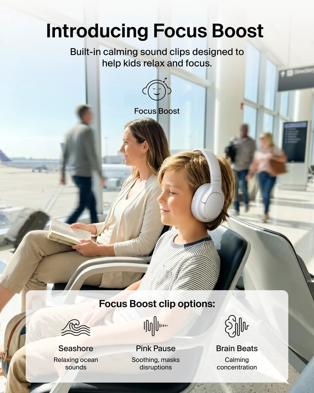 Alt view image 4 of 5 - SOUNDFORM PLAY ANC WIRELESS OVER-EAR HEADSETPINK