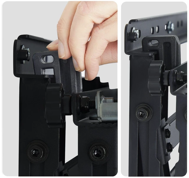 Alt view image 2 of 5 - StarTech Video Wall TV Mount up to 70-inch Displays and 154lb, Supports Landscape / Portrait Orientation - Bracket w/ Kickstand Design - 715LPQ-TV-VIDEO-WALL