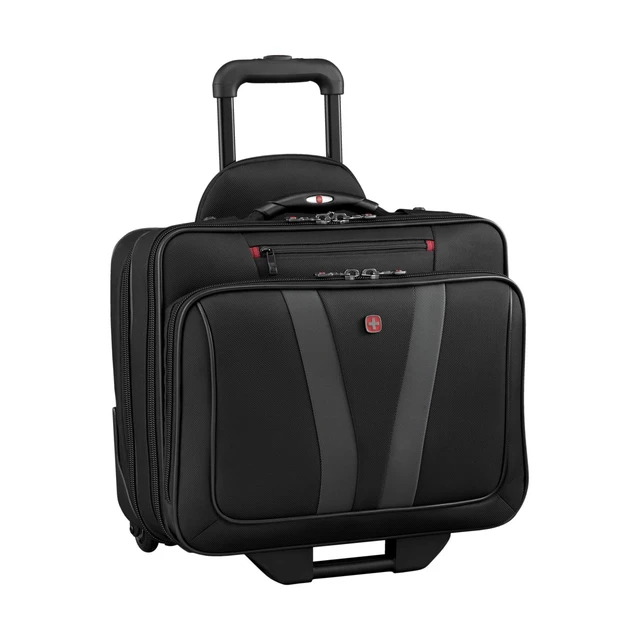 Alt view image 4 of 7 - SwissGear Granada Pro 602684 Carrying Case Roller for 17" Notebook Black