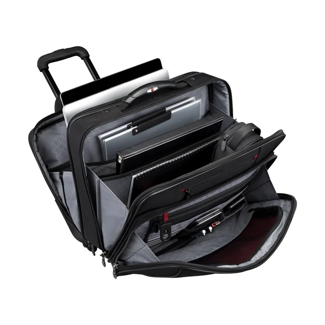 Alt view image 5 of 7 - SwissGear Granada Pro 602684 Carrying Case Roller for 17" Notebook Black