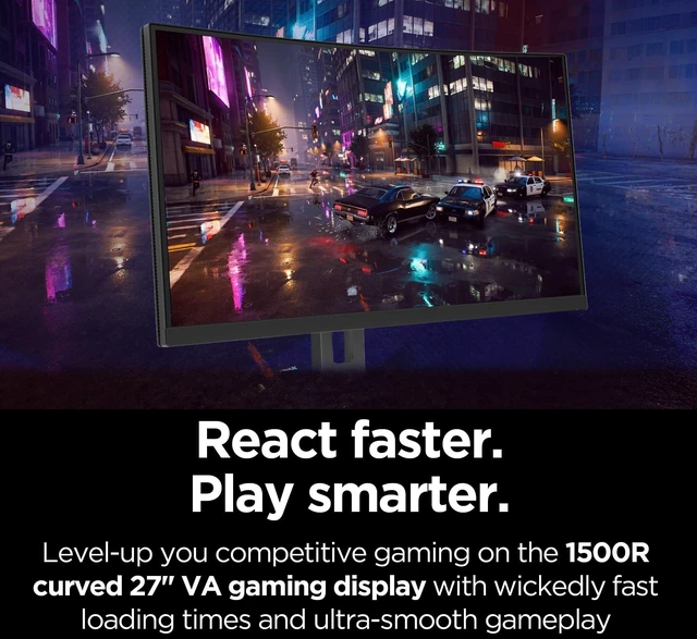 Alt view image 20 of 20 - Lenovo Legion 27-2c 27-inch VA Curved 280hz Gaming Monitor