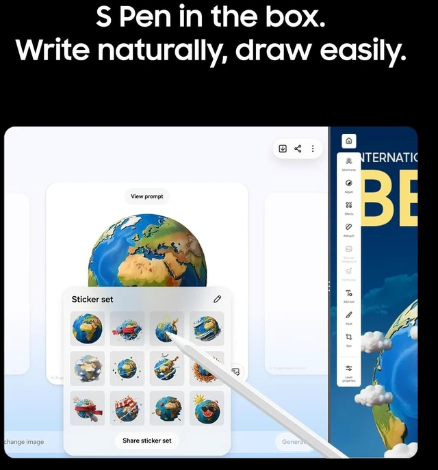Alt view image 6 of 7 - SAMSUNG GALAXY TAB S12+ 5G 12+256GB (VZW) GRAY