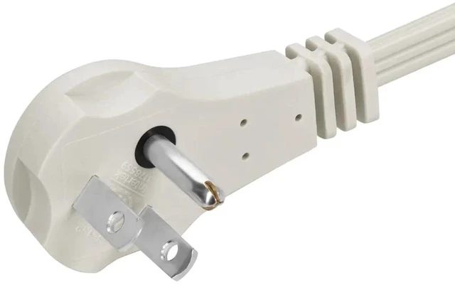 Alt view image 16 of 19 - Monoprice 3-Outlet Flat Plug Household Extension Cord, 16AWG, 13A, SPT-2, White, 10ft