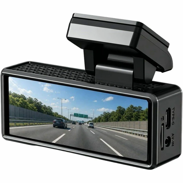 Alt view image 11 of 16 - GekoGear 4K Dash Cam with WIFI App Access - 3" Screen - Front View - Wireless - 3840 x 2160 Video