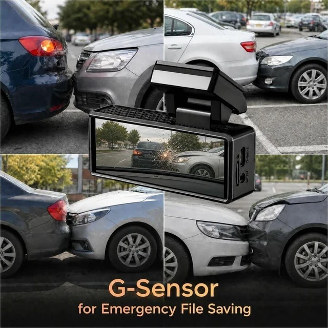 Alt view image 14 of 16 - GekoGear 4K Dash Cam with WIFI App Access - 3" Screen - Front View - Wireless - 3840 x 2160 Video