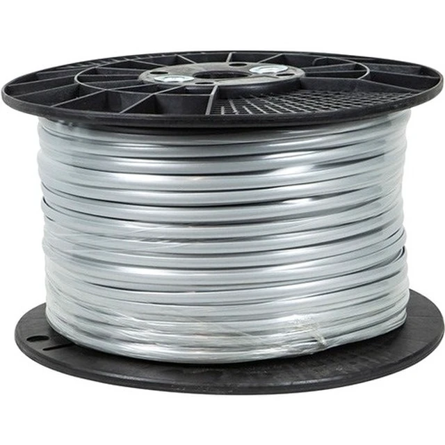 Alt view image 4 of 4 - Monoprice 6 Conductor Stranded Bulk Phone Cable - 1000 Feet - Silver, 28AWG, Flat Cable