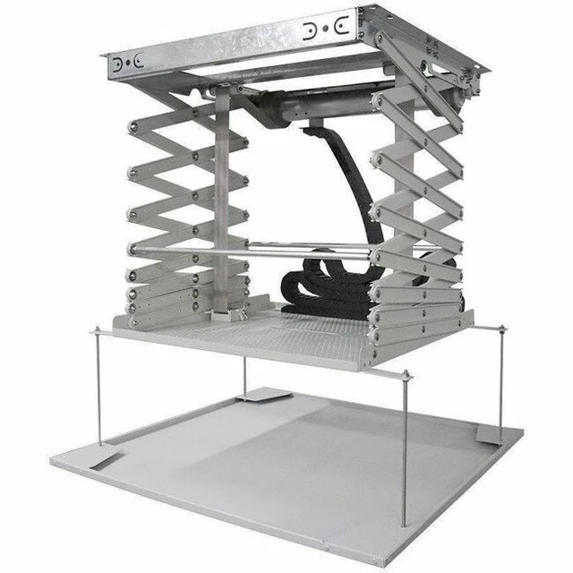 Alt view image 7 of 7 - Monoprice Commercial Series Hidden Motorized Recessed Ceiling Projector Lift Mount (Max 44 lbs.)