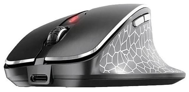 Alt view image 3 of 5 - CHERRY MW 8C ERGO Rechargeable Black Wireless Mouse
