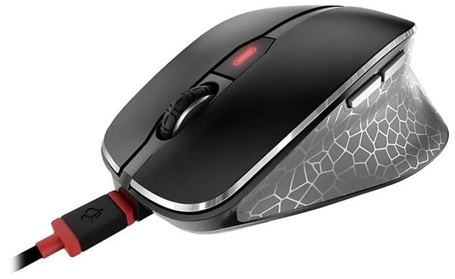 Alt view image 5 of 5 - CHERRY MW 8C ERGO Rechargeable Black Wireless Mouse