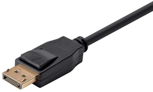 Alt view image 9 of 12 - Monoprice Mini DisplayPort 1.2 to DisplayPort Cable - 1.5 Feet - Black | 4K Capable, Supports 3D Video - Select Series