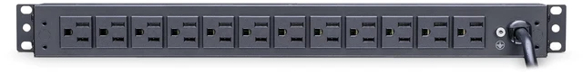 Alt view image 6 of 9 - CyberPower PDU15B6F12R Basic PDU, 100-125V/15A, 18 Outlets, 1U Rackmount