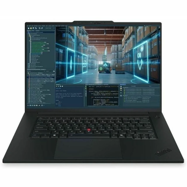 Alt view image 8 of 12 - Lenovo ThinkPad P1 Gen 9 21UE0019US 16" Touchscreen Copilot+ PC Mobile Workstation - 3.2K - 120 Hz - Intel Core Ultra 9 Series 3 386H - vPro Technology - 64 GB - 2 TB SSD - English (US) Keyboard
