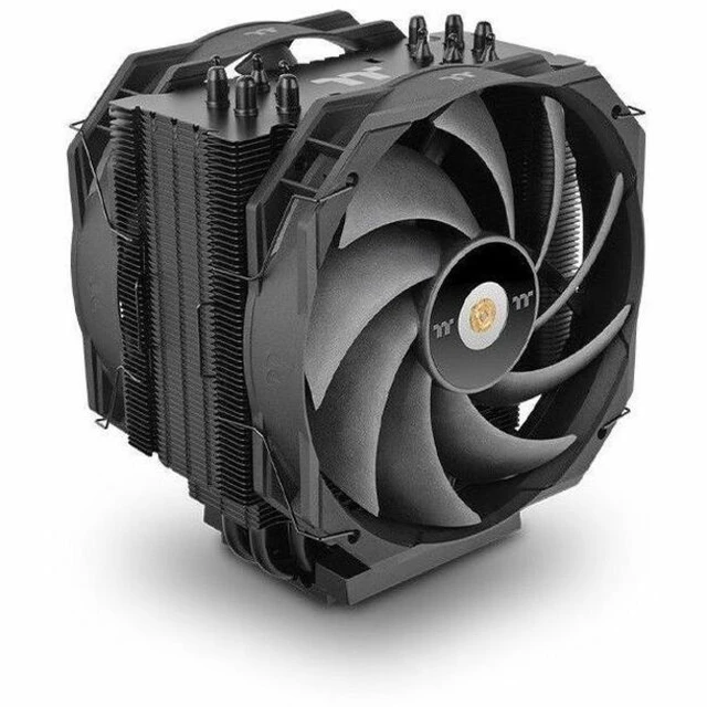 Alt view image 8 of 12 - THERMALTAKE FAN CL-P140-CA14BL-A WAIR CPU COOLER BLACK 2XFAN