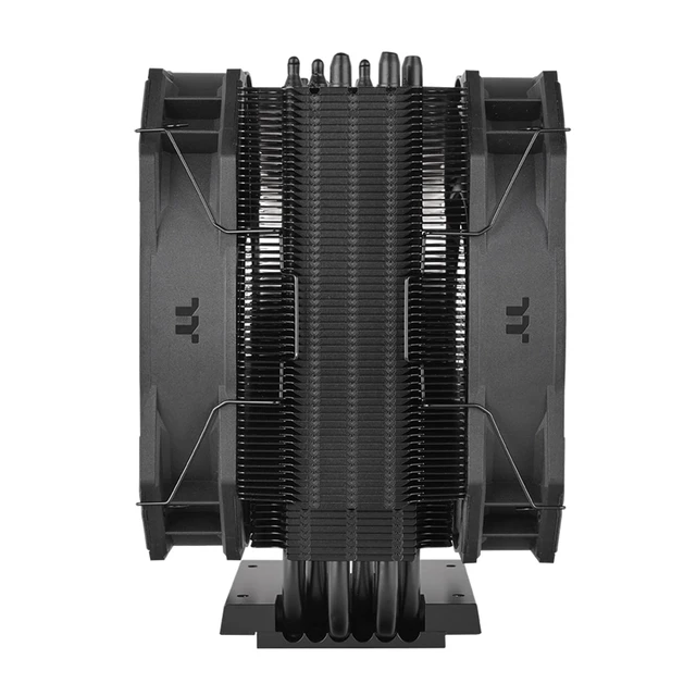 Alt view image 10 of 12 - THERMALTAKE FAN CL-P140-CA14BL-A WAIR CPU COOLER BLACK 2XFAN