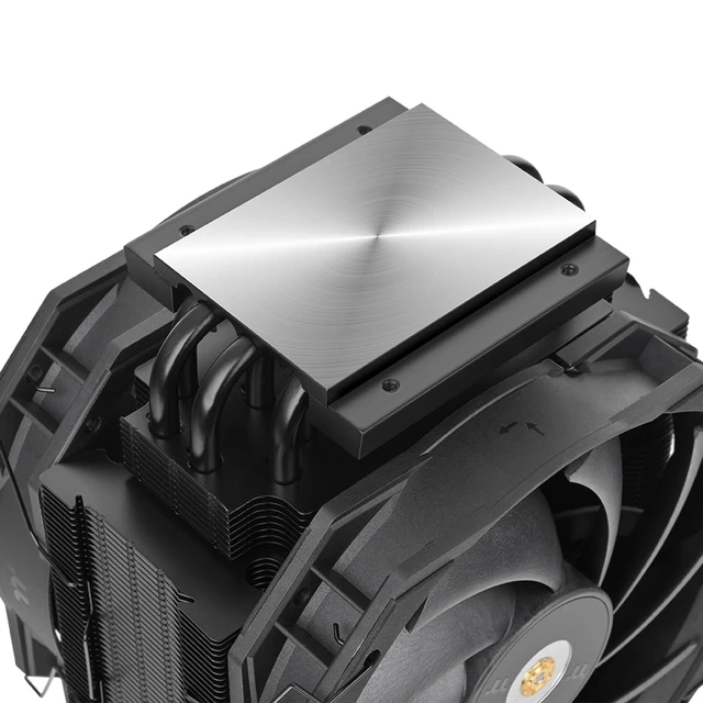 Alt view image 11 of 12 - THERMALTAKE FAN CL-P140-CA14BL-A WAIR CPU COOLER BLACK 2XFAN
