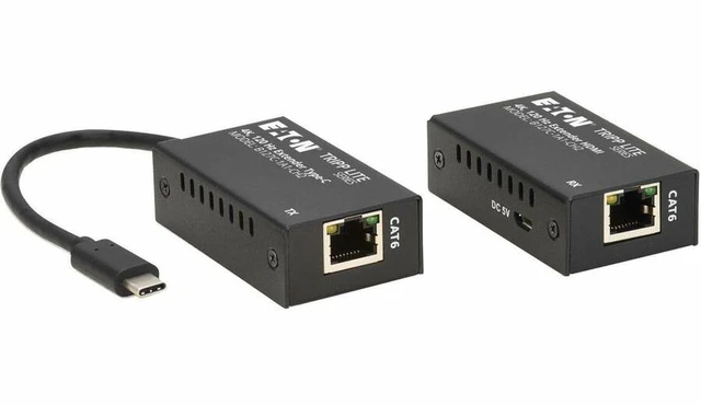 Main image of Eaton Tripp Lite 82ft USB-C to HDMI over Cat6 Extender Kit Transmitter/Receiver