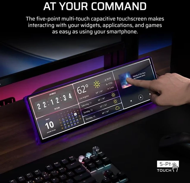 Alt view image 5 of 5 - UPGRADE YOUR SETUP WITH THIS 14.5IN DISPLAY FEATURING A 2560X720 RESOLUTION. MOU