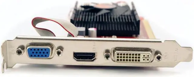 Alt view image 2 of 3 - VisionTek Radeon 4350 512MB DDR2 (DVI-I, HDMI, VGA) Graphics Card - 900270