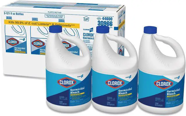 Alt view image 2 of 2 - Germicidal Bleach, Regular, Single Case of 3 121oz Bottles