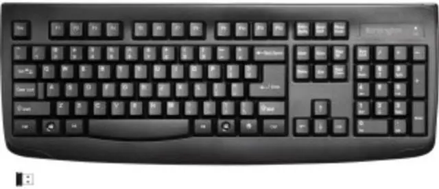 Alt view image 6 of 6 - Kensington Pro Fit K72450US Black USB RF Wireless Standard Keyboard