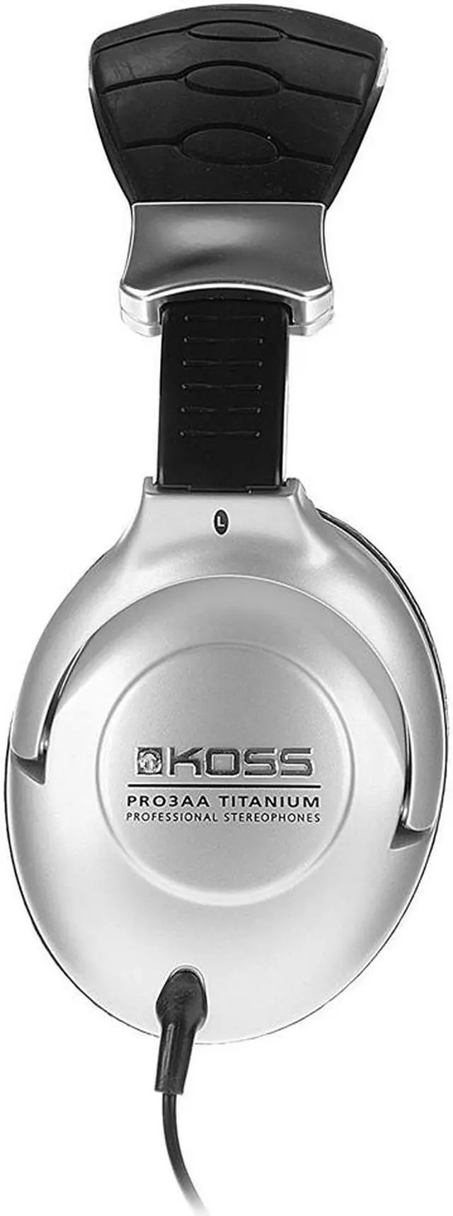 Alt view image 2 of 5 - KOSS PRO3AAT 3.5mm/ 6.3mm Connector Circumaural Titanium Stereo Headphone