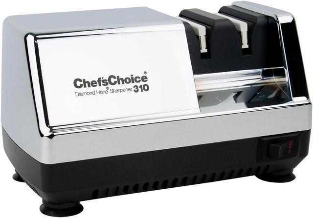  Chef's Choice Professional Diamond Hone Electric Knife Sharpener  for 20-Degree Knives, 3-Stage, White: Knife Sharpeners: Home & Kitchen