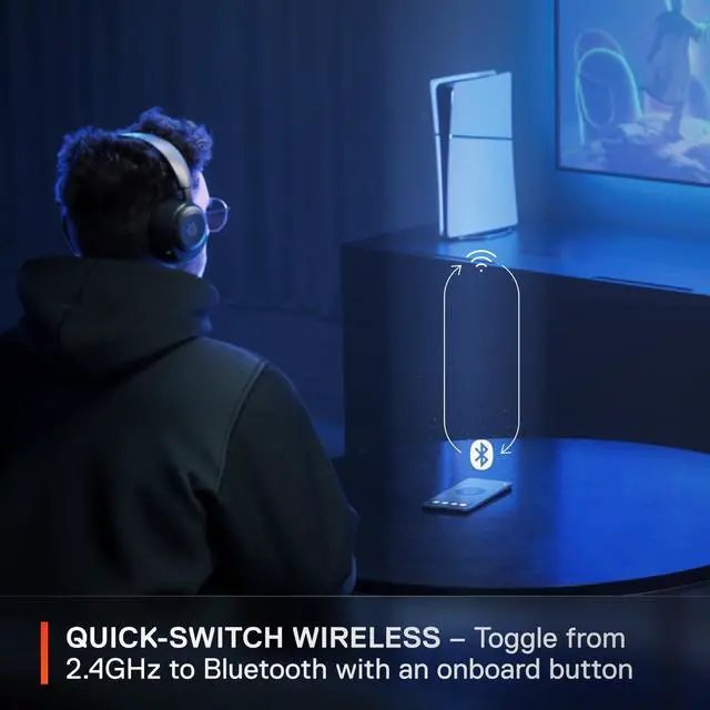 Alt view image 4 of 7 - SteelSeries Arctis Nova 5P Wireless Multi-System Gaming Headset
