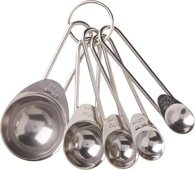 Main image of Prepworks BA-3474 Stainless Steel 5-Piece Measuring Spoon Set