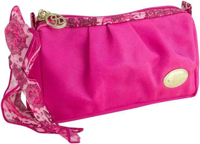 Main image of Jacki Design Summer Bliss Compact Makeup Cosmetic Bag Hot Pink