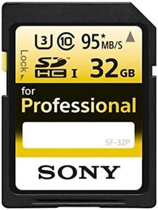 Alt view image 7 of 12 - Sony 32GB Professional Class 10 UHS-I U3 SDHC Memory Card #SF-32P/T1