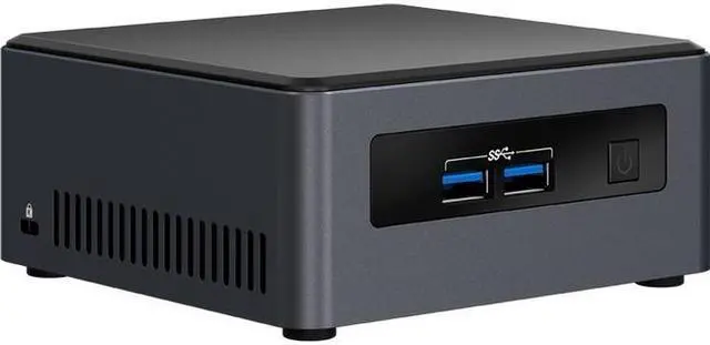 Alt view image 11 of 11 - Intel NUC (Next Unit of Computing) BLKNUC7i3DNH1E Black Mini / Booksize Barebone System