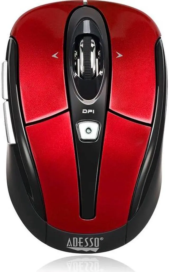 Alt view image 14 of 19 - ADESSO iMouse S60R Red 6 Buttons Tilt Wheel USB RF Wireless Optical Mouse