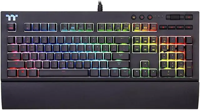 Alt view image 10 of 10 - Tt eSPORTS TT Premium X1 Cherry Mx Blue RGB Gaming Keyboard - KB-TPX-BLBRUS-01