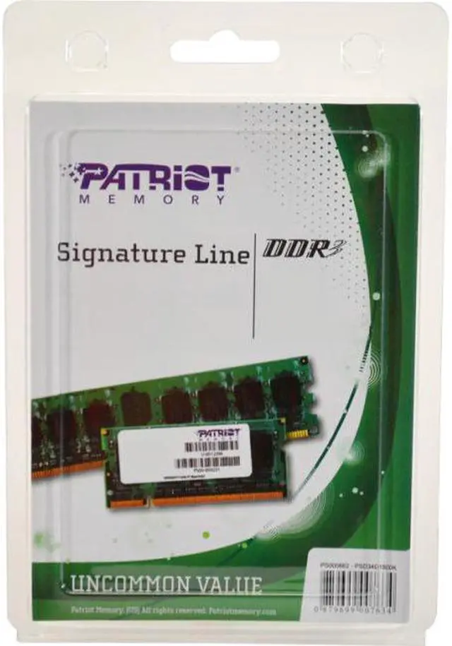 Alt view image 8 of 15 - Patriot Memory Signature 4GB DDR3 1600 (PC3-12800) CL11 1.5V 240-Pin UDIMM Memory Module - PSD34G16002