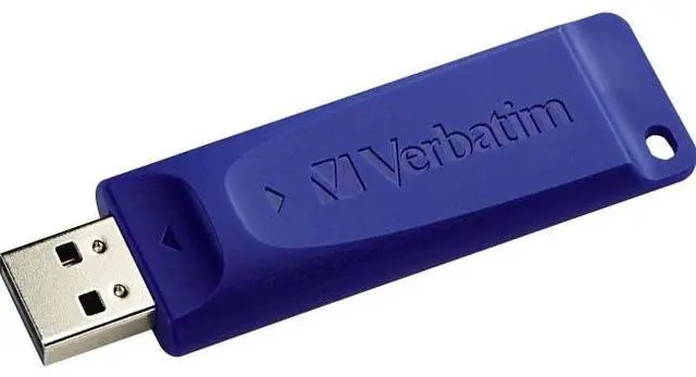 Alt view image 7 of 20 - Verbatim 128GB USB Flash Drive - Blue