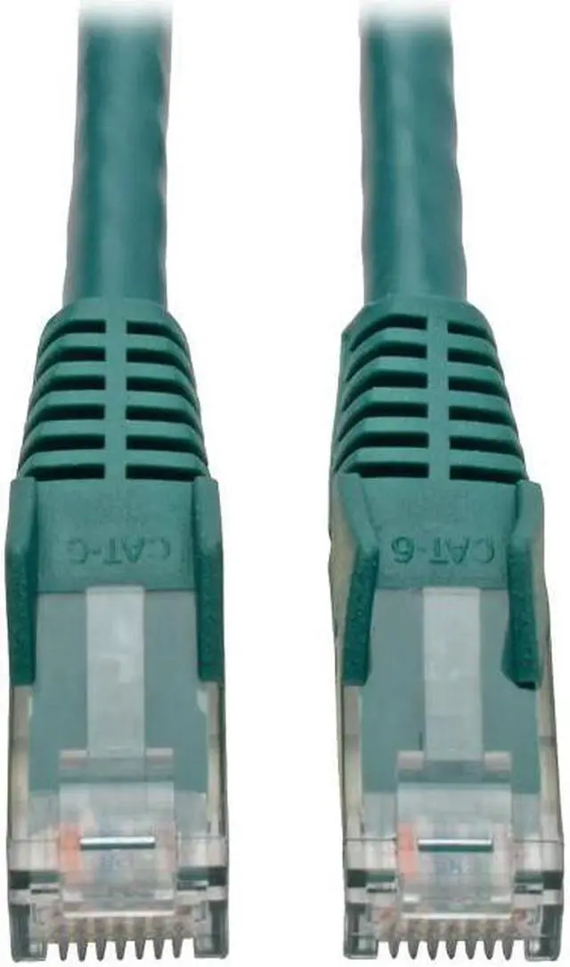 Alt view image 3 of 11 - Tripp Lite N201-004-GN Premium Cat6 Gigabit Snagless Molded Utp Patch Cable, 24 Awg, 550 Mhz/1 Gbps (Rj45 M/M) , Green, 4 Ft. - Patch Cable - Rj-45 (M) To Rj-45 (M) - 4 Ft - Utp - Cat 6 - Ieee 802.3A