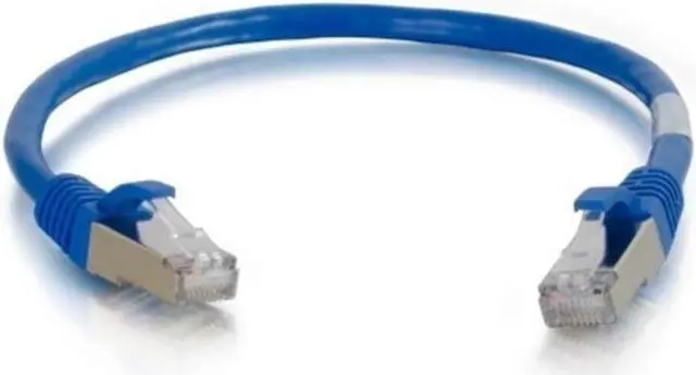Alt view image 3 of 7 - C2G 00793 Cat6 Cable - Snagless Shielded Ethernet Network Patch Cable, Blue (3 Feet, 0.91 Meters)