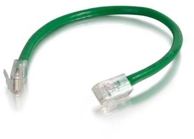 Alt view image 7 of 7 - C2G 04133 Cat6 Cable - Non-Booted Unshielded Ethernet Network Patch Cable, Green (7 Feet, 2.13 Meters)