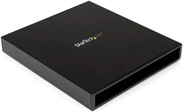 Alt view image 3 of 4 - StarTech.com USB 3.0 to Slimline SATA ODD Enclosure for Blu-ray and DVD ROM Drives, Solid Aluminum (SLSODDU33B)