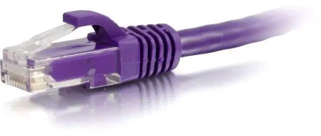 Alt view image 5 of 5 - C2G 04032 Cat6 Cable - Snagless Unshielded Ethernet Network Patch Cable, Purple (20 Feet, 6.09 Meters)